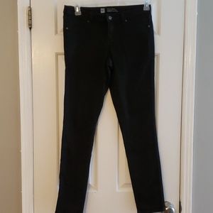 Women's Mossimo size 6 denim black legging jeans
